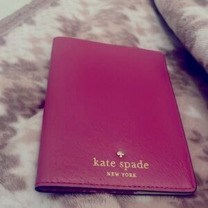 Pink Kate Spade passport book